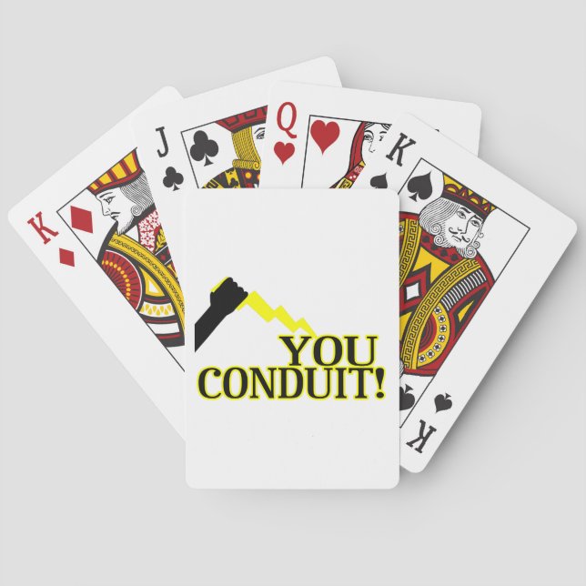You Conduit Poker Cards (Back)