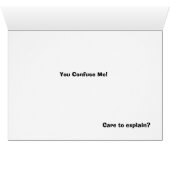 You Confuse Me! Cards (Inside Horizontal (Bottom))