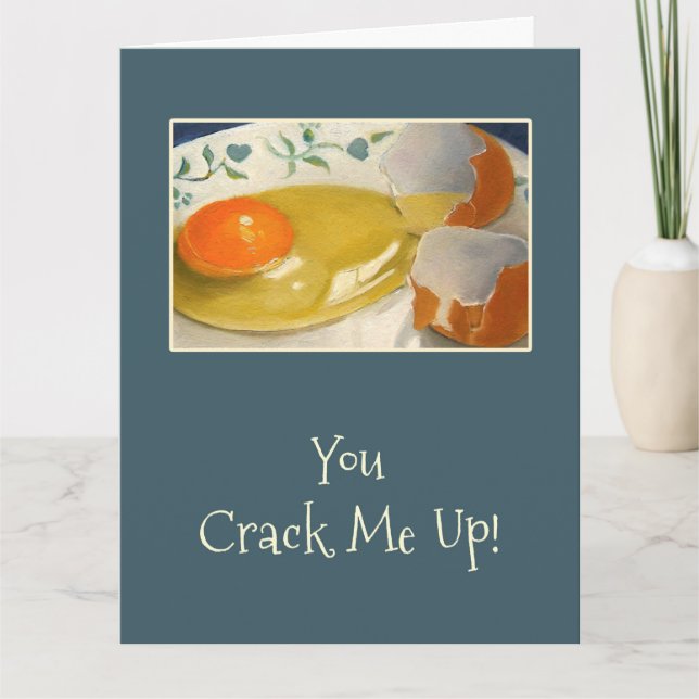You Crack Me Up! Card for Chiropractor: Thanks (Front)