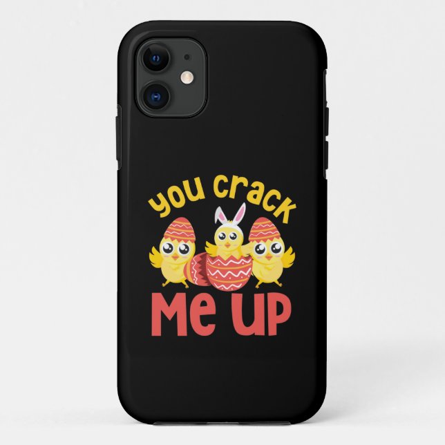 You Crack Me Up Easter Chicks Case-Mate iPhone Case (Back)
