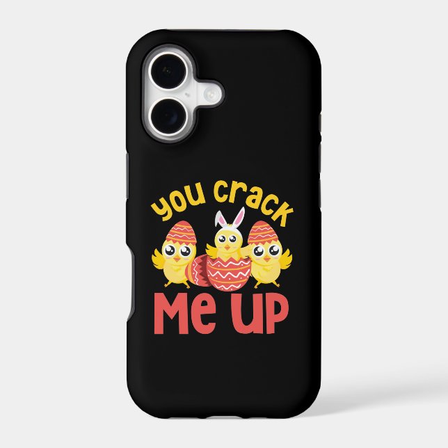 You Crack Me Up Easter Chicks Iphone Case (Back)