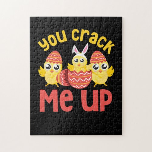You Crack Me Up Easter Chicks Jigsaw Puzzle