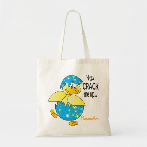 You Crack Me Up Easter Duck Tote Bag