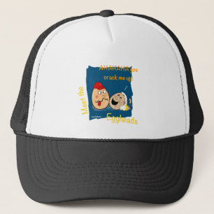 You Crack me up! Funny Eggheads Cartoons Trucker Hat