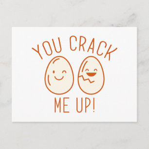 You Crack Me Up Postcard