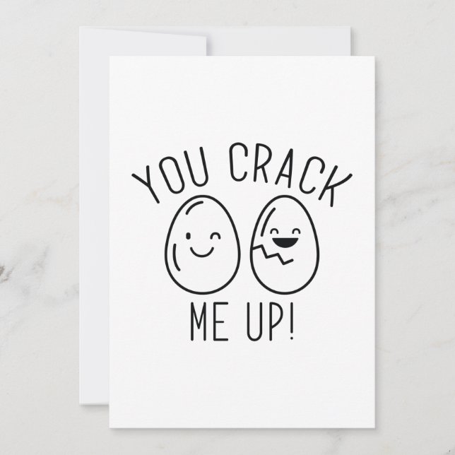 You Crack Me Up Thank You Card (Front)