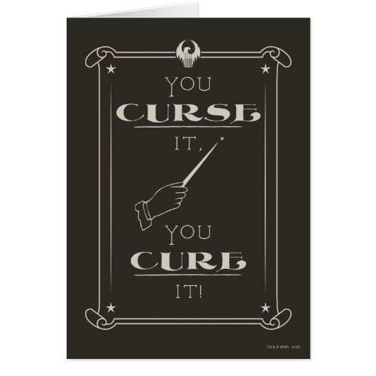 You Curse It, You Cure It Cards (Front)