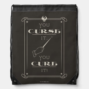 You Curse It, You Cure It Drawstring Bag