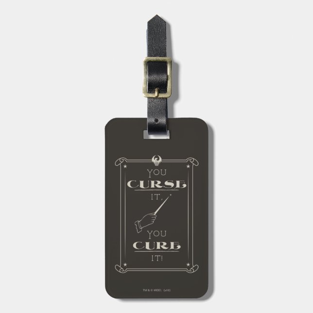 You Curse It, You Cure It Luggage Tag (Front Vertical)
