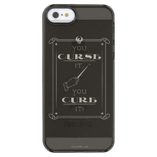 You Curse It You Cure It Clear iPhone SE55s Case