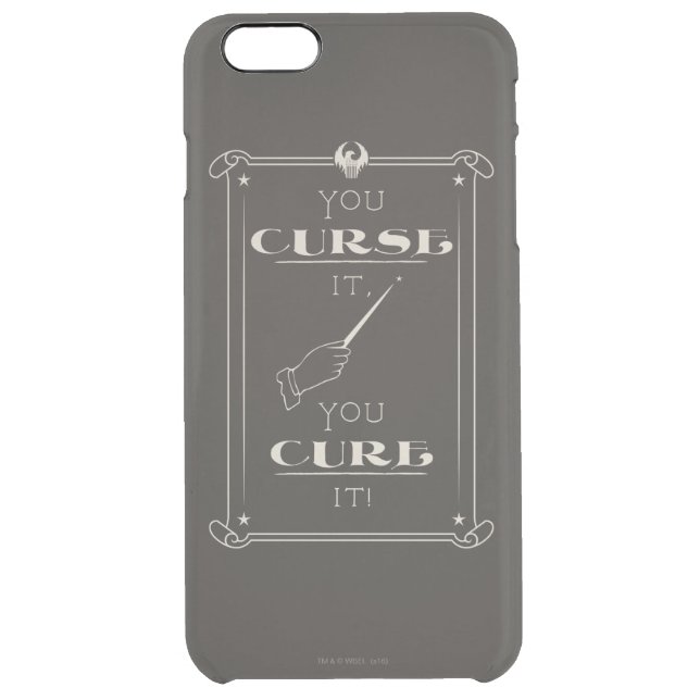 You Curse It, You Cure It Uncommon iPhone Case (Back)