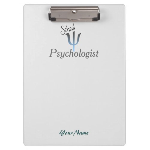 You Customize School Psychologists Clipboard