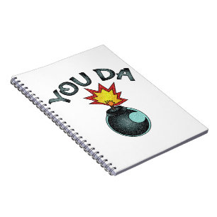 You Da Glitter Bomb Notebook