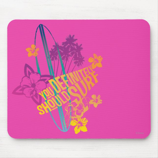 You Definitely Should Surf Mouse Pad (Front)