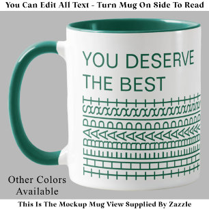You Deserve Best Therapist Funny Joke Hidden Word Mug