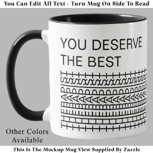 You Deserve Best Therapist Funny Joke Hidden Word Mug