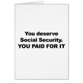 You Deserve Social Security (Front)