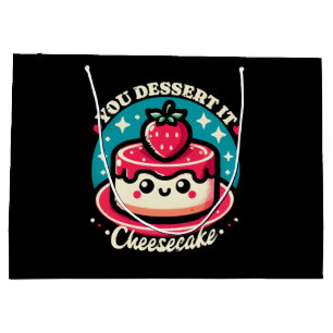 You Dessert It - Cheesecake Kawaii Large Gift Bag