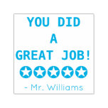 [ Thumbnail: "You Did a Great Job!" Educator Rubber Stamp ]