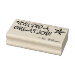[ Thumbnail: "You Did a Great Job!" + Tutor Name Rubber Stamp ]