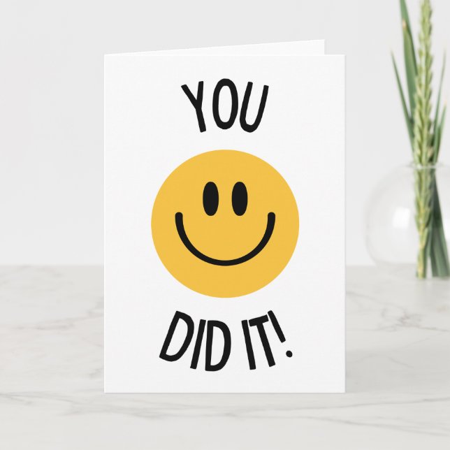 You did it card (Front)