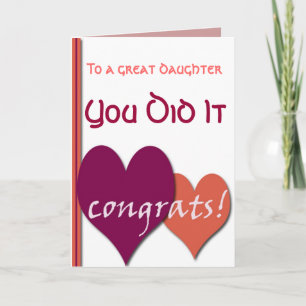 You Did It Card