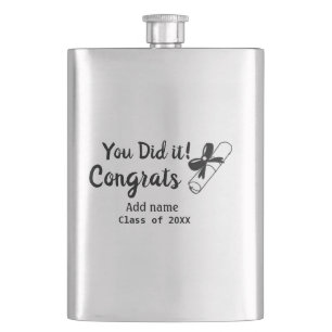 You did it congrats graduation add student name ye flask