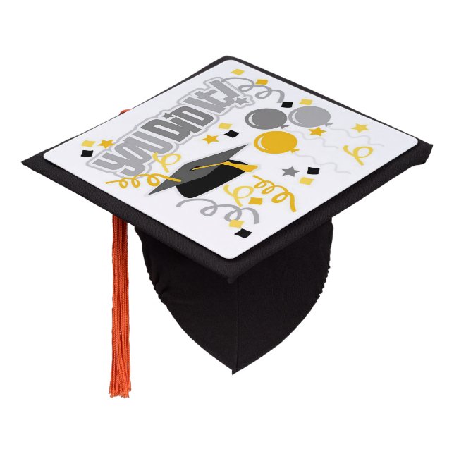 You Did it Graduation Cap Topper (Angled)