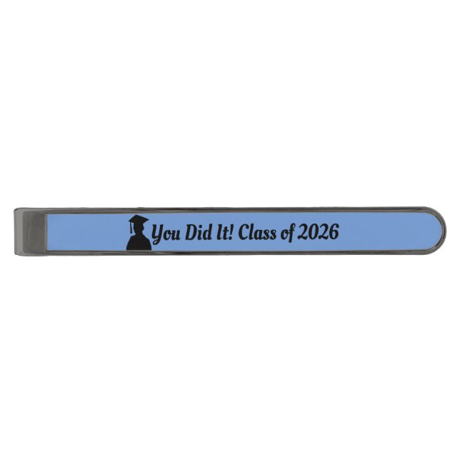 You Did It! Graduation Tie Bar (Front)