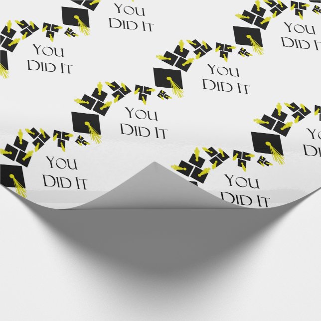 You Did It Wrapping Paper (Corner)