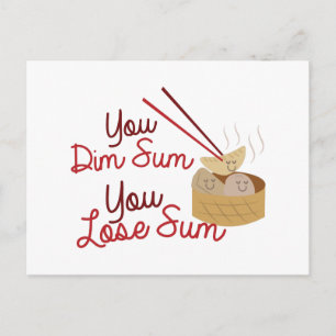 You Dim Sum Postcard