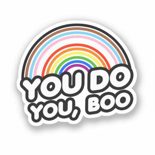 You Do You Boo Sticker (Front)
