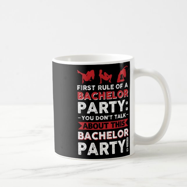 You Don´t Talk About This Bachelor Party!  Coffee Mug (Right)
