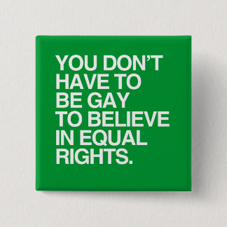 YOU DON'T HAVE TO BE GAY TO BELIEVE IN EQUAL RIGHT BUTTON