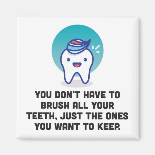 You Don't Have To Brush All Your Teeth Magnet