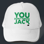 "You Don't Know Jack" Trucker Hat<br><div class="desc">A great cap for lawn bowlers and fans of the game.</div>