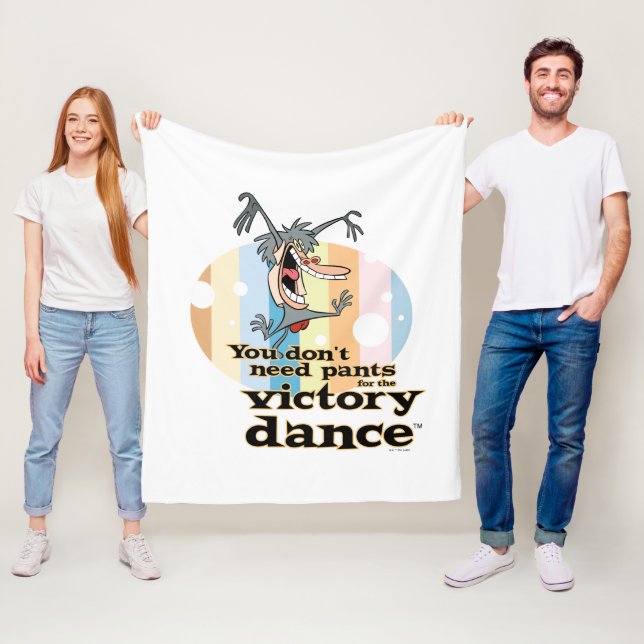 You Don't Need Pants for the Victory Dance™ Fleece Blanket (In Situ)