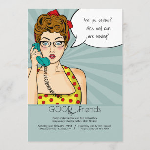 Personalised Moving/Leaving/Farewell/Emigrating Party Invites inc Envelopes L4 