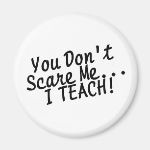 You Dont Scare Me I Teach Magnet