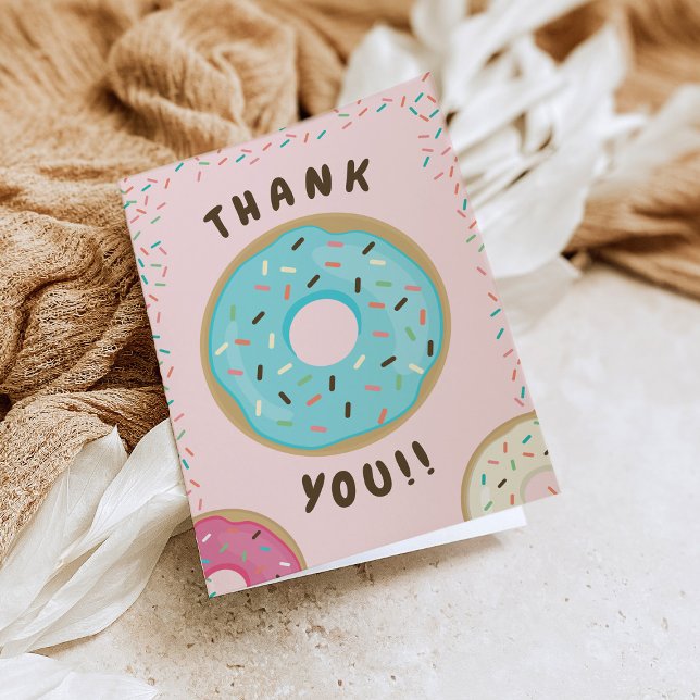 You Donut Want to Miss Baby Shower Thank You Card (Creator Uploaded)