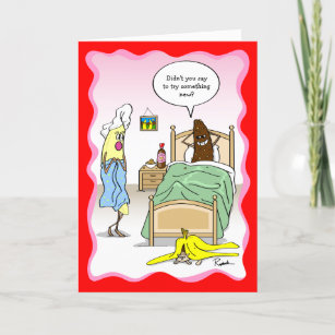 You Drive Me Bananas Funny Valentine's Day Holiday Card