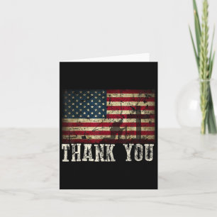 You For Your Services Patriotic - Veterans Day For Card
