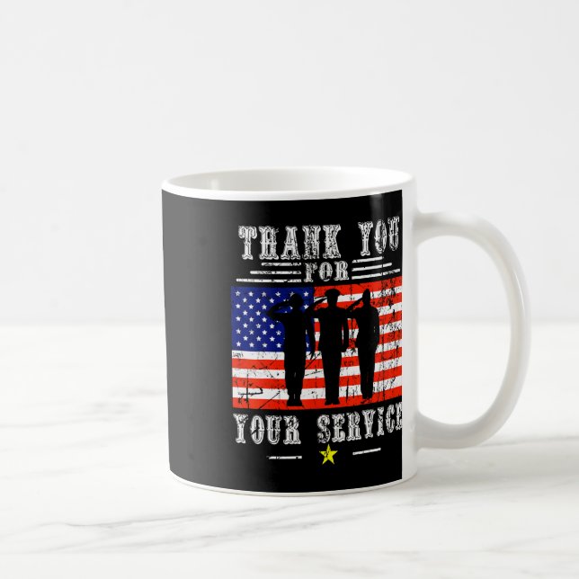 You For Your Services Patriotic - Veterans Day For Coffee Mug (Right)