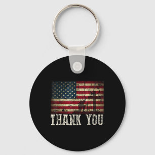 You For Your Services Patriotic - Veterans Day For Keychain