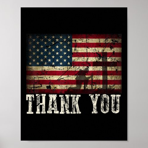 You For Your Services Patriotic _ Veterans Day For Poster