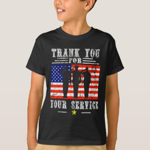 You For Your Services Patriotic - Veterans Day For T-Shirt