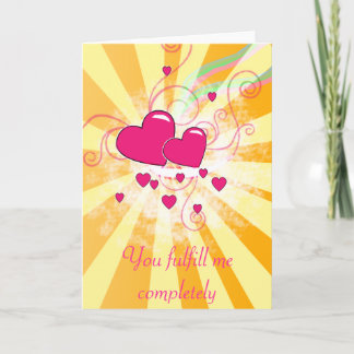 You fulfill me .... card