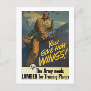 You Give Him Wings! Postcard