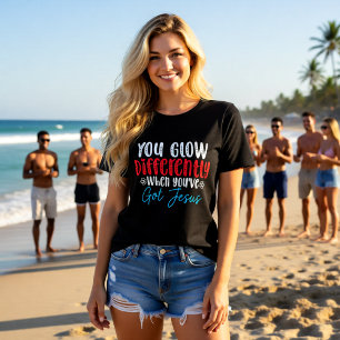 You Glow Differently When You've Got Jesus Tri-Blend Shirt