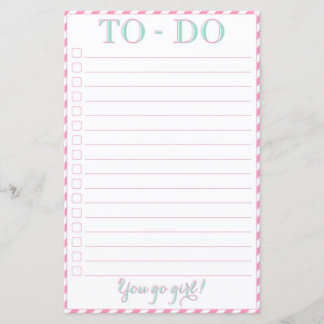 You Go Girl - To-Do List